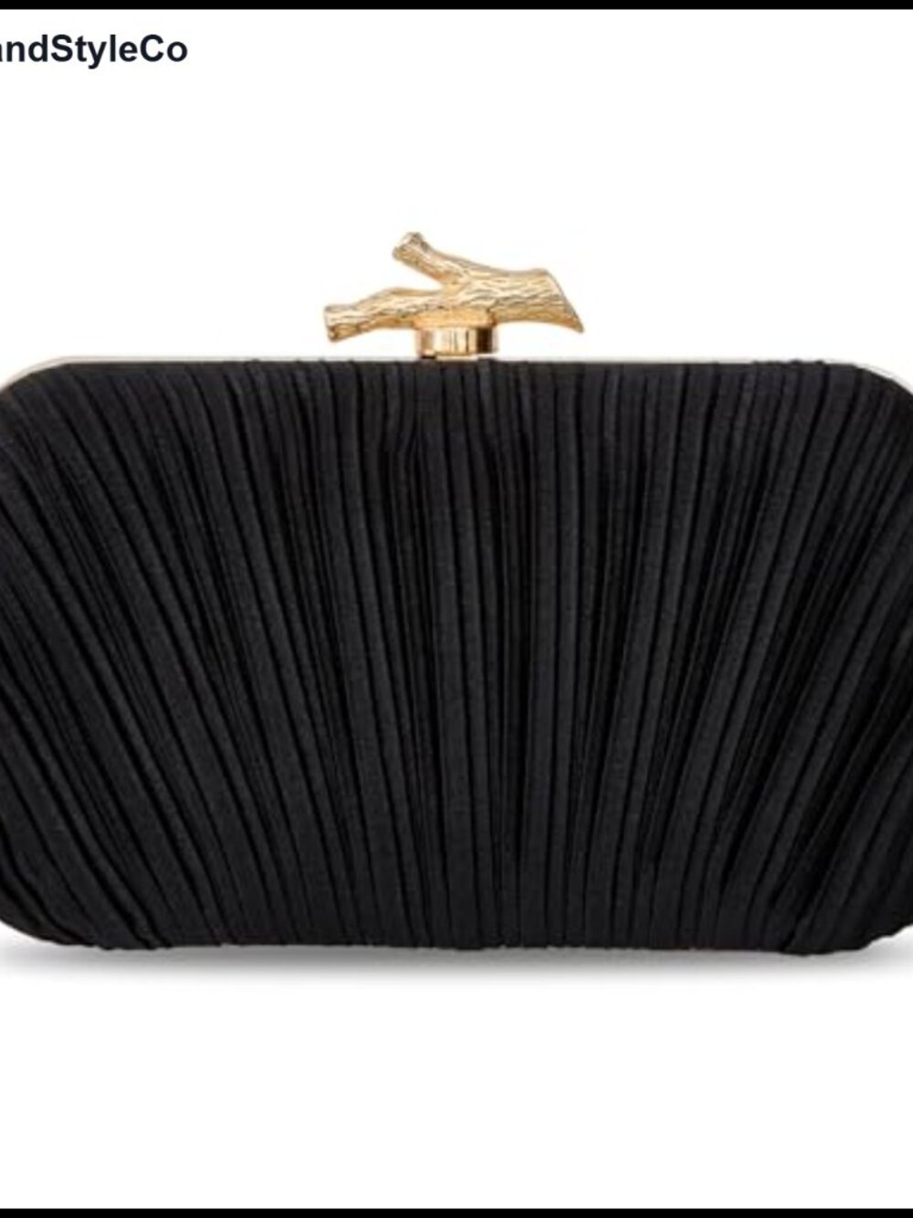 Women Clutch Purse Gold Metallic Woven Evening Shoulder Box Bag